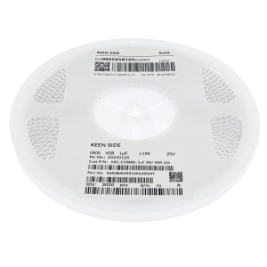 Изображение Конденсатор KSE-CC0805-1uF 25V X5R 10%