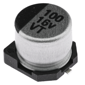 Изображение Конденсатор электролитический KSE-SMD-100UF-16V-0605-105