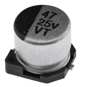 Изображение Конденсатор электролитический KSE-SMD-47UF-25V-0605-105