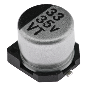 Изображение Конденсатор электролитический KSE-SMD-33UF-35V-0605-105