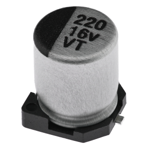 Изображение Конденсатор электролитический KSE-SMD-220UF-16V-0607-105