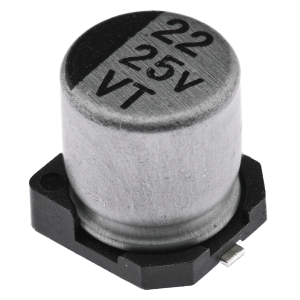 Изображение Конденсатор электролитический KSE-SMD-22UF-25V-0505-105