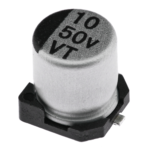 Изображение Конденсатор электролитический KSE-SMD-10UF-50V-0505-105