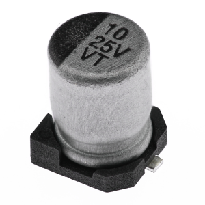 Изображение Конденсатор электролитический KSE-SMD-10UF-25V-0405-105