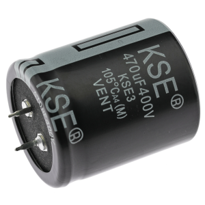 Изображение Конденсатор электролитический KSE-470UF-400V-3540-105-S