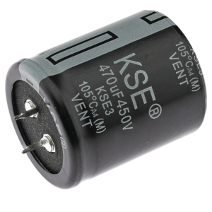 Изображение Конденсатор электролитический KSE-470UF-450V-3540-105-S