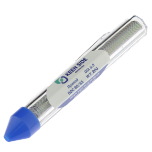 Изображение Припой Sn60/Pb40-d0.8-20g-tube flux ROL1 ПОС 60/61
