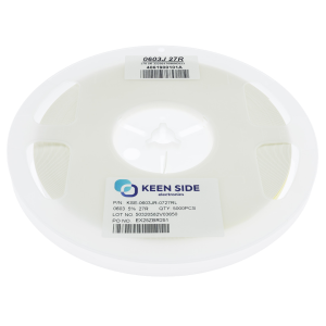 Изображение Резистор постоянный SMD KSE-0603JR-0727RL RC5% 27 Ом