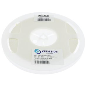 Изображение Резистор постоянный SMD KSE-0603JR-0762KL RC5% 62 кОм