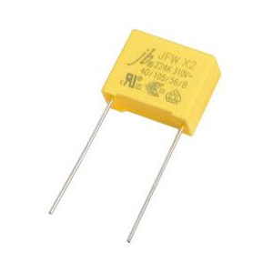 Изображение Конденсатор плёночный JFW 0,47uF 310V 10% X2 18x15,5x9,5m P:15mm / JFW0A9474K150000B