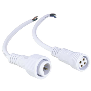 Изображение Герметичный разъем 4pin WP L=40 D=18mm 4*0.5mm2