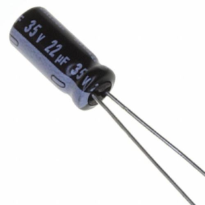 Изображение Конденсатор электролитический 22uF 35V 5x11 JRB 105C