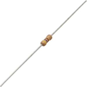 Изображение Резистор постоянный выводной 0,25Вт 1М 5% / CF1/4W-1M