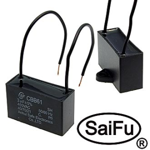 Изображение Конденсатор пусковой CBB61 3uF 450V (SAIFU)