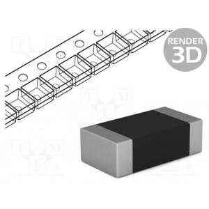Изображение Конденсатор многослойный SMD 1206 3.3uF X7R 25V 10% / GRM31CR71E335KA88L