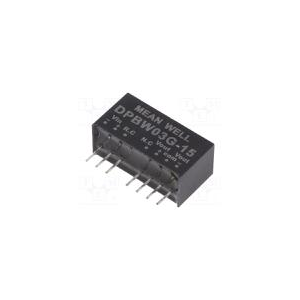Изображение DC-DC преобразователь DPBW03G-15