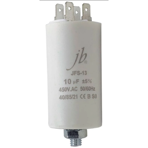 Изображение Конденсатор пусковой 20uF 450VAC 5% 40x95mm / JFS13A6206J000000B