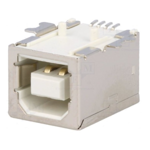 Изображение Разъём USBB-G-SMD / гнездо USB B SMD на плату