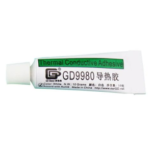 Изображение Клей GD9980 / теплопроводящий в тюбике, белый, 10г