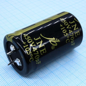 Изображение Конденсатор электролитический 470uF 450V 35x40 JNE 105C / JNE2W471M10003500400