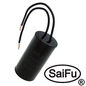 Изображение Пусковой конденсатор CBB60 6uF 450V WIRE (SAIFU)