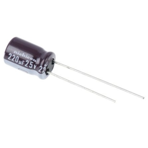 Изображение Конденсатор электролитический 220uF 25V 8x11.5 85С / UVR1E221MPD1TA