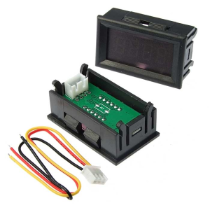 Изображение Щитовой цифровой прибор 0-33,00VDC red (45x26mm)