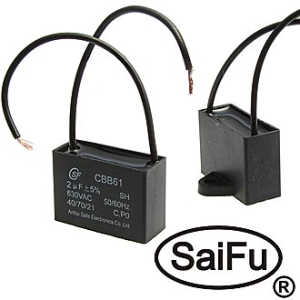 Изображение Пусковой конденсатор CBB61 2uF 630V (SAIFU)