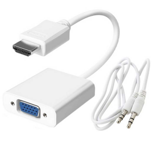 Изображение Переходник HDMI (m)-VGA (f)+AUX