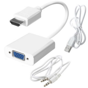 Изображение Переходник HDMI (m)-VGA (f)+AUX Power
