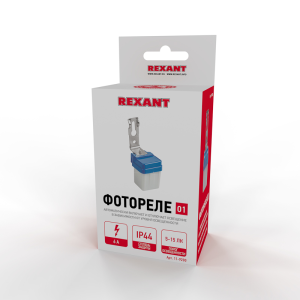 Изображение Фотореле 01 5-15 Лк 6 А IP44 REXANT