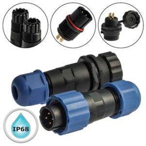 Изображение Разъём герметичный SZC13 4P-F-M