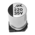 Конденсатор электролитический SMD JCK 220uF 50V 20% 10x10,5mm 105C SMD / JCK1H221M100105