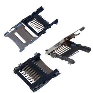 Изображение Держатель SIM microSD SMD 8pin 1.8H