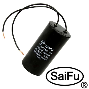 Изображение Пусковой конденсатор CBB60 30uF 450V WIRE (SAIFU)