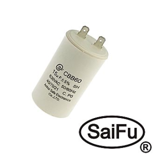Изображение Пусковой конденсатор CBB60 15uF 630V (SAIFU)