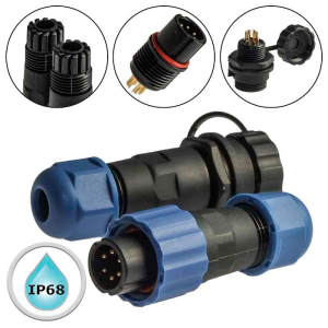 Изображение Разъём герметичный SZC13 6P-F-M