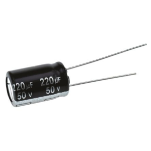 Изображение Конденсатор электролитический 220uF 50V 10x16 105C / EEUFM1H221