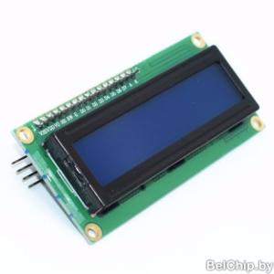 Изображение ЖК дисплей MOD-LCD1602+I2C / синий с субмодулем I2C