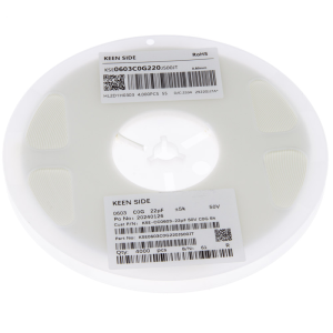Изображение Конденсатор KSE-CC0603-22pF 50V C0G 5%