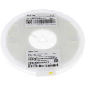 Изображение Конденсатор KSE-CC1206-0.1uF 50V X7R 10%