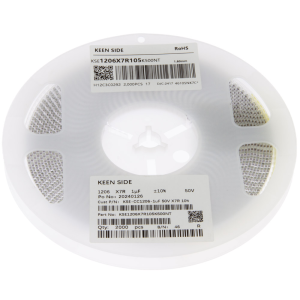 Изображение Конденсатор KSE-CC1206-1uF 50V X7R 10%