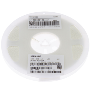 Изображение Конденсатор KSE-CC1206-1000pF 50V C0G 5%