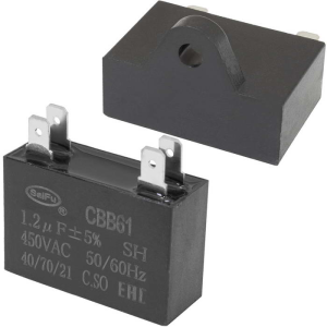 Изображение Пусковой конденсатор CBB61 1.2 uF 450V 4 PIN