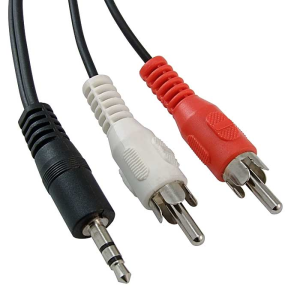 Изображение Шнур Stereo 3,5 mm - 2 RCA B 1.8m