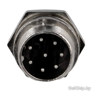 Изображение Разъем MIC-8P/M (MIC338) / вилка 8pin на корпус