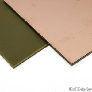 Изображение Стеклотекстолит фольгированный односторонний 1.5*200*300mm ±2mm / FR-4