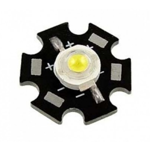 Изображение Светодиод мощный 3WR 3.6V 180-200LM 3000-3500K