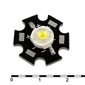 Изображение Светодиод мощный 3WR 3.6V 100-120LM 6500-7000K