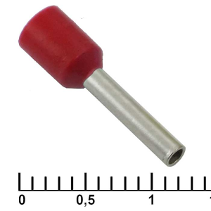 Изображение Наконечник на кабель DN01510 red (1.7x10mm)